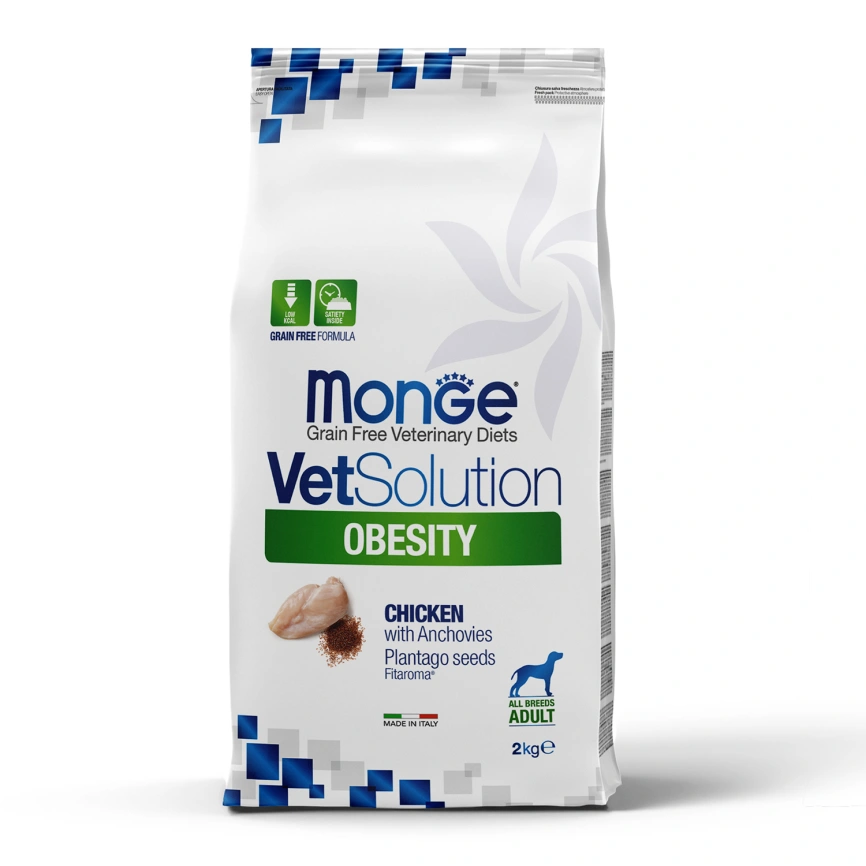 Диетический корм Monge VetSolution Dog Obesity для собак, при избыточном весе, 2 кг фото 5
