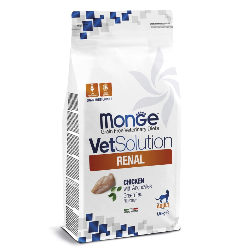 Диетический корм Monge VetSolution для кошек, 1,5 кг фото 1