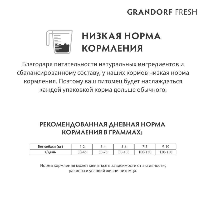 Сухой корм Grandorf Fresh Dog Lamb & Sweet Potato для взрослых собак мелких пород чувствительное пищеварение и гипоаллергенный ягненок, с бататом, 3 кг фото 10
