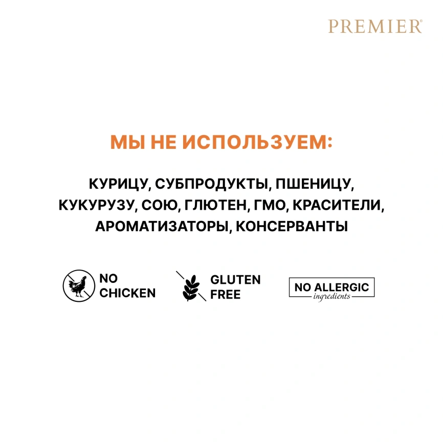 Сухой корм Premier Cat Lamb & Turkey Adult Large для взрослых кошек крупных пород, с ягненком и индейкой, 400 г фото 5