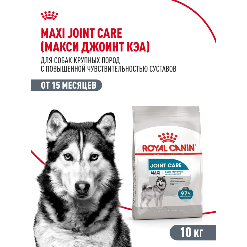 Сухой корм Royal Canin Maxi Joint Care для собак, 10 кг фото 14