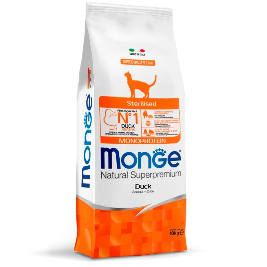 Сухой корм Monge Cat Speciality Line Monoprotein Adult Salmon для взрослых кошек с лососем, 10 кг фото 9
