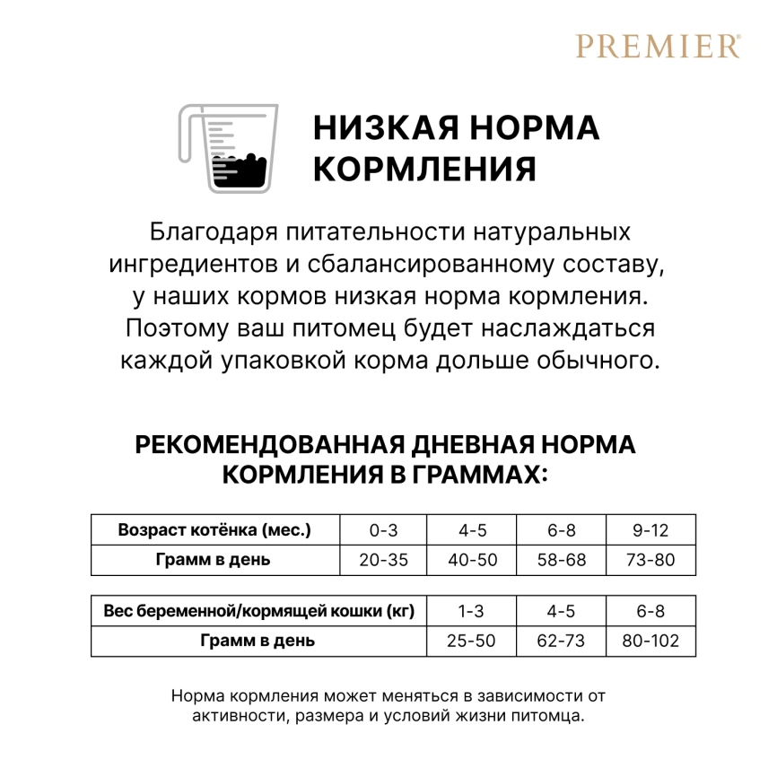 Сухой корм Premier Cat Turkey Kitten для котят свежее мясо, с индейкой, 400 г фото 9