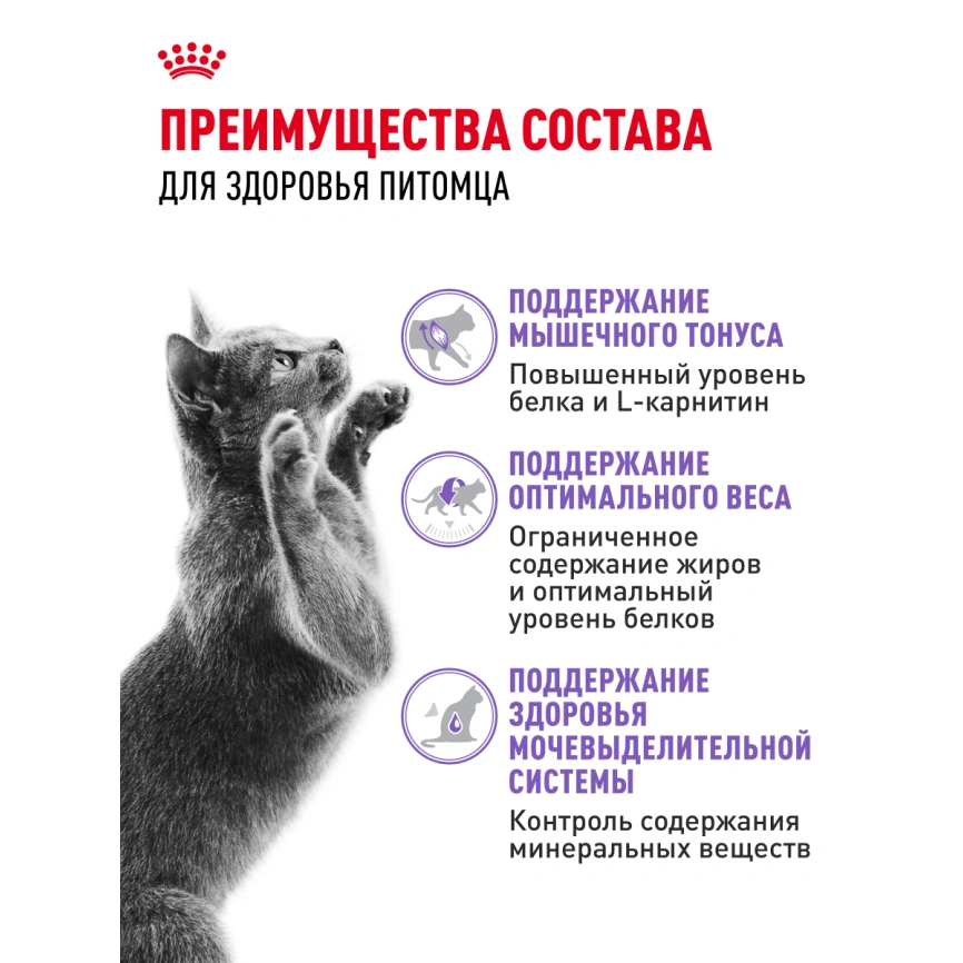 Сухой корм Royal Canin Sterilised для кастрированных котов и стерилизованных кошек, 2 кг фото 23