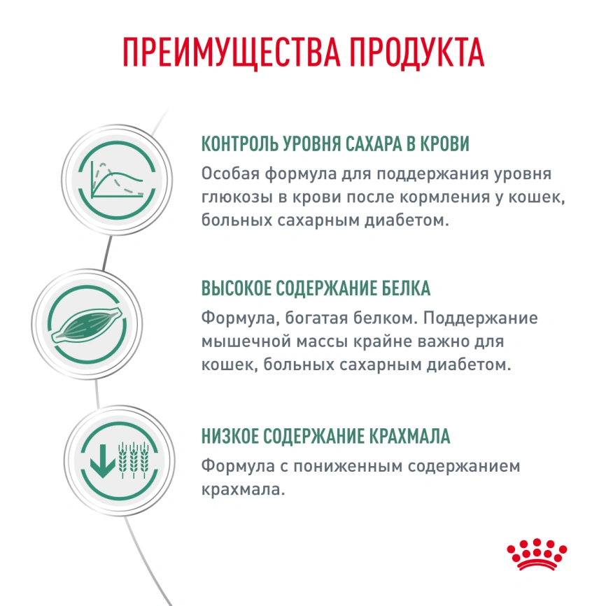 Сухой корм Royal Canin Diabetiс для кошек, 350 г фото 3