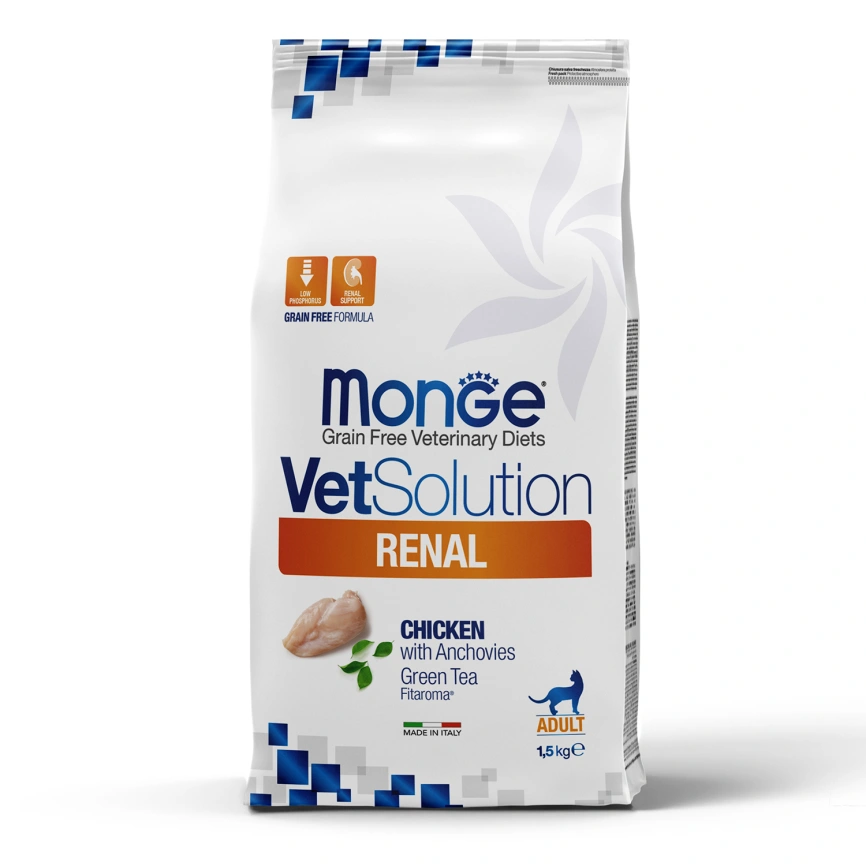 Диетический корм Monge VetSolution для кошек, 1,5 кг фото 5