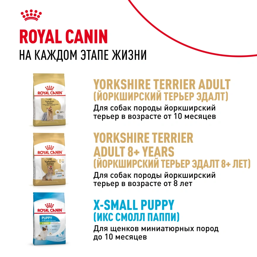 Сухой корм Royal Canin Yorkshire Terrier Puppy для щенков, 1,5 кг фото 11