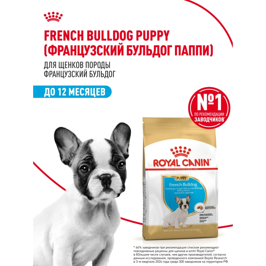 Сухой корм Royal Canin French Bulldog Puppy для щенков, 3 кг фото 12