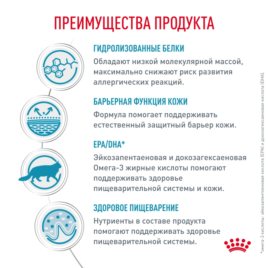 Сухой корм Royal Canin Hypoallergeniс для кошек, 350 г фото 4