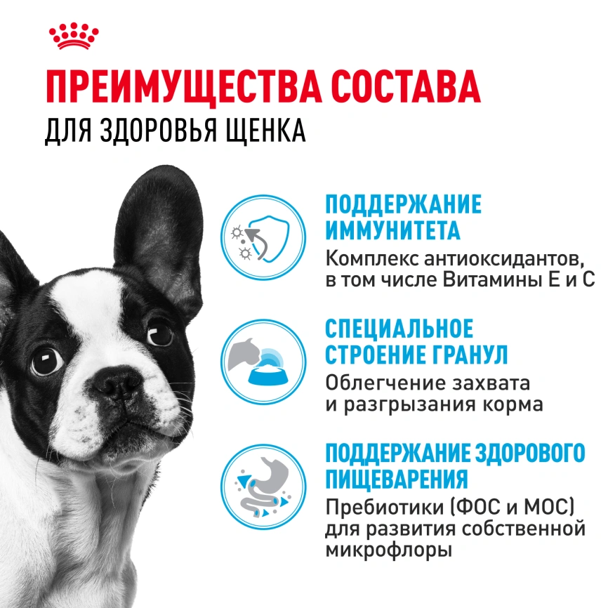 Сухой корм Royal Canin French Bulldog Puppy для щенков, 3 кг фото 3