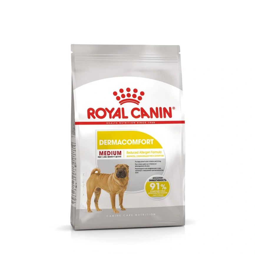 Сухой корм Royal Canin Medium Dermacomfort для собак, 10 кг фото 11