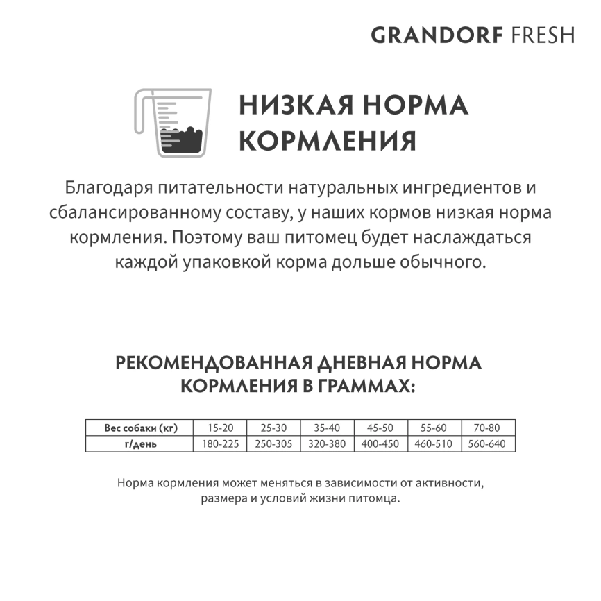 Сухой корм Grandorf Fresh Dog Lamb & Sweet Potato для взрослых собак крупных пород чувствительное пищеварение или склонность к аллергии ягненок, с бататом, 10 кг фото 10