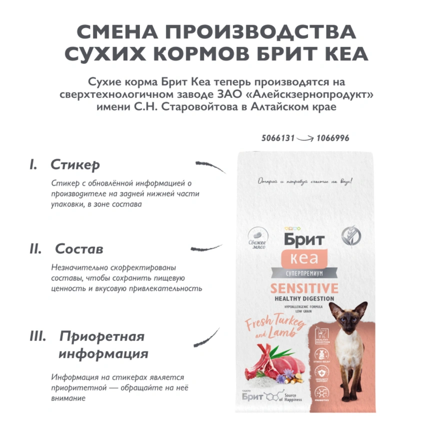Сухой корм для взрослых кошек Брит Care с индейкой и ягненком 0.4кг фото 7