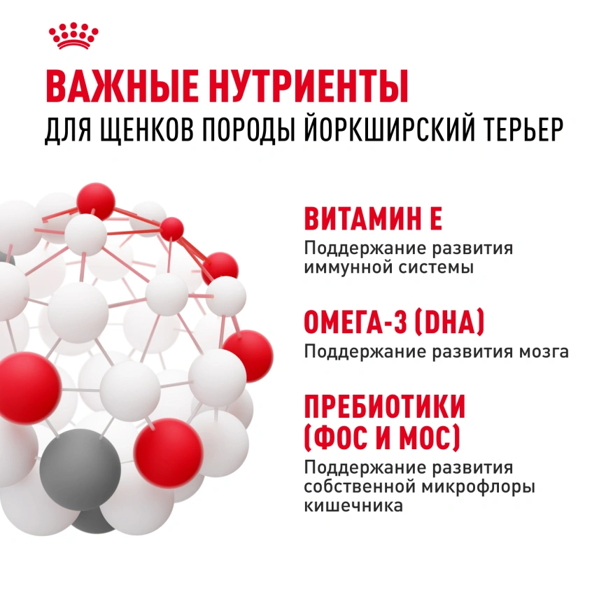 Сухой корм Royal Canin Yorkshire Terrier Puppy для щенков, 1,5 кг фото 6
