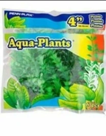 Растение Penn-Plax Aqua-Plants с грузом зел/светящееся, 6 шт, 20 см