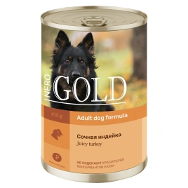 Влажный корм Nero Gold Turkey для собак "Сочная индейка", 415 г