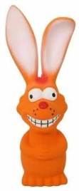 Игрушка Homepet для собак, лиса длинноухая с пищалкой латекс, 19 см