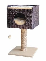 Игровая площадка NOBBY Matera для кошек, коричневая, 38 см х 38 см х 71 см