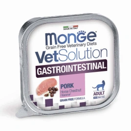 Диетический корм Monge VetSolution Cat Gastrointestinal для кошек, при заболеваниях ЖКТ, 100 г