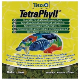 Корм для рыб Tetra Phyll для всех травоядных рыб в виде хлопьев, 12 г