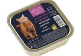 Влажный корм Petibon Smart Veal & Rabbit для кошек, паштет, с телятиной и кроликом, 100 г