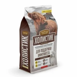 Сухой корм Деревенские Лакомства Holistic Премьер, для кошек для поддержания иммунитета, с говядиной, 400 г