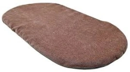 Лежак Homepet Golden Stone для домашних животных, - Silver №1 подушка для пластикового лежака, 45 см х 33 см х 5 см
