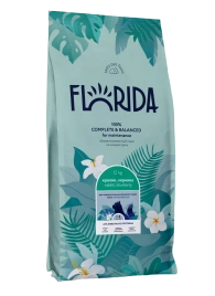 Сухой корм FLORIDA Indoor Sterilized 33 Rabbit & Blueberry для домашних стерилизованных кошек, с кроликом и черникой, 12 кг