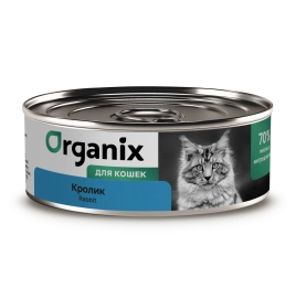 Влажный корм Organix Preventive Line Rabbit для кошек, с кроликом, 100 г