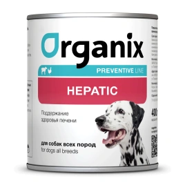 Влажный корм Organix Preventive Line Hepatiс для собак поддержание здоровья печени у взрослых собак, 400 г