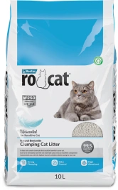 Наполнитель Ro Cat комкующийся без пыли "Натуральный", 8.5 кг