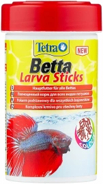 Корм для рыб Tetra Betta Larva Sticks для петушков и других лабиринтовых рыб в форме мотыля, 100 мл