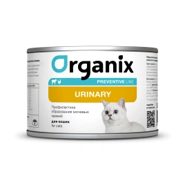 Влажный корм Organix Preventive Line Urinary для кошек профилактика образования мочевых камней у взрослых кошек, 240 г