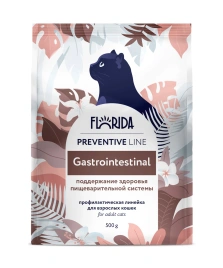 Сухой корм FLORIDA Gastrointestinal для кошек для поддержание здоровья пищеварительной системы, 500 г