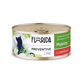 Влажный корм FLORIDA Mobility Beef для собак профилактика болезеней опорно-двигательного аппарата, с говядиной 100 г