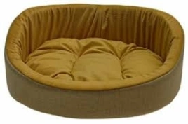 Лежак Homepet Montana для домашних животных, №1 горчичный, 43 см х 38 см х 15 см