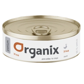 Влажный корм Organix Preventive Line Duck для собак, с уткой 99%, 100 г