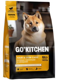 Сухой корм Go'Kitchen Chicken для щенков и собак всех возрастов, с курицей, 1,59 кг