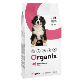 Сухой корм Organix Puppy Large Lamb для щенков крупных пород, с ягненком, 12 кг