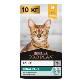 Сухой корм PRO PLAN Renal Chicken для взрослых кошек, с курицей, 10 кг