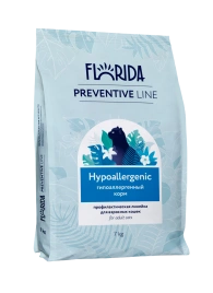 Сухой корм FLORIDA Hypoallergeniс для кошек при пищевой аллергии, 7 кг