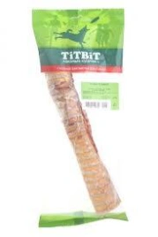 Лакомство Titbit трахея говяжья для собак, полипропиленовый пакет, 64 г