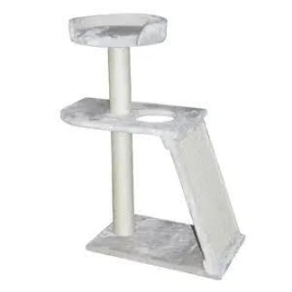 Игровая площадка NOBBY Enna для кошек, кремовая, 56 см х 37 см х 94 см