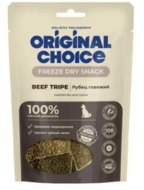 Лакомство ORIGINAL CHOICE для собак, рубец говяжий, 35 г