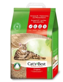 Наполнитель Cat`s Best Original для кошачьих туалетов, древесный, 20 л