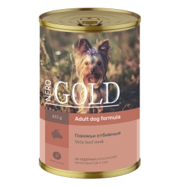 Влажный корм Nero Gold Beef для собак "Говяжьи отбивные", 415 г
