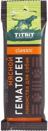 Лакомство Titbit Classic гематоген мясной для собак, 35 г