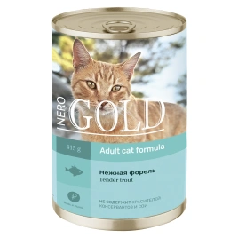 Влажный корм Nero Gold Trout для кошек "Нежная форель", 415 г