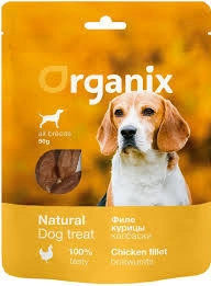 Лакомство Organix для собак «Нарезка из куриного филе»