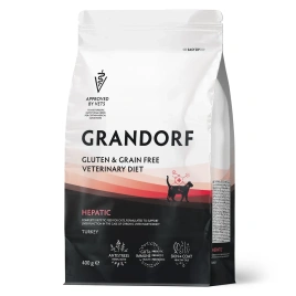 Сухой корм Grandorf Veterinary Hepatic для кошек при заболеваниях печени, 400 г
